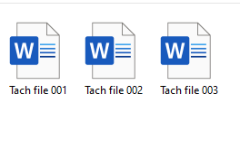 Cách cắt file Word thành nhiều file
